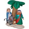 Airblown 6 ft. Inflatable Nativity Joseph and Mary Journey to Bethlehem