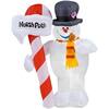 Airblown 4 ft. Inflatable Frosty with North Pole Sign