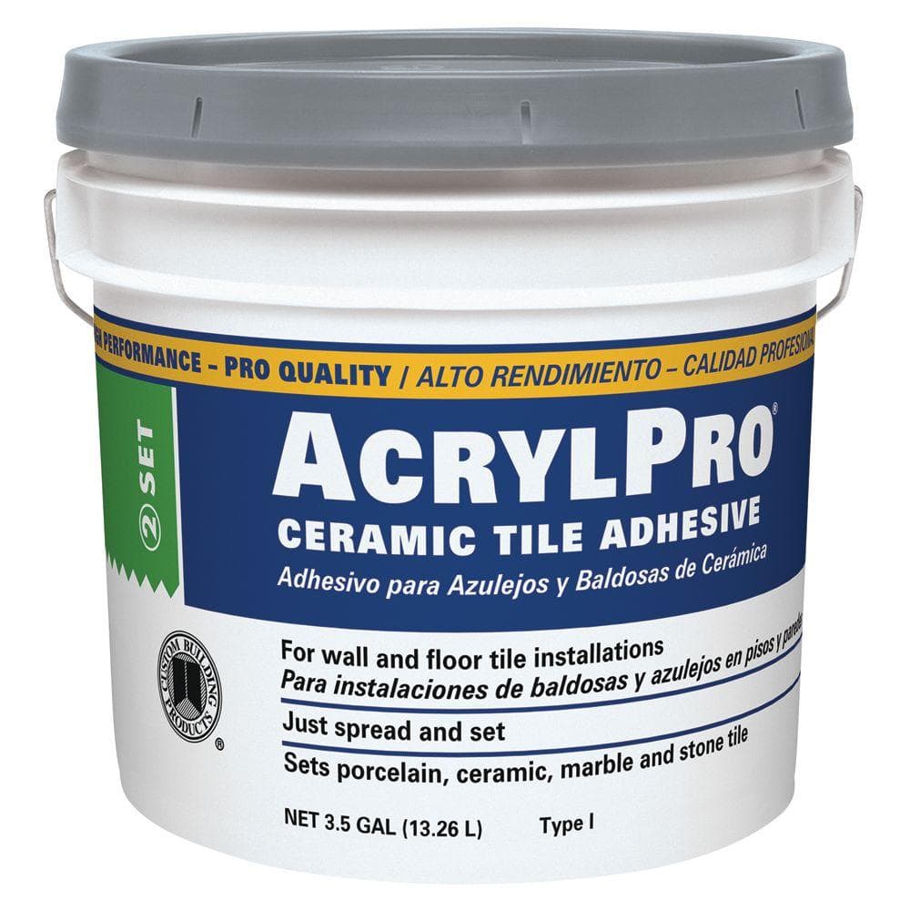 Custom Building Products AcrylPro 3-1/2 Gal. Ceramic Tile Adhesive