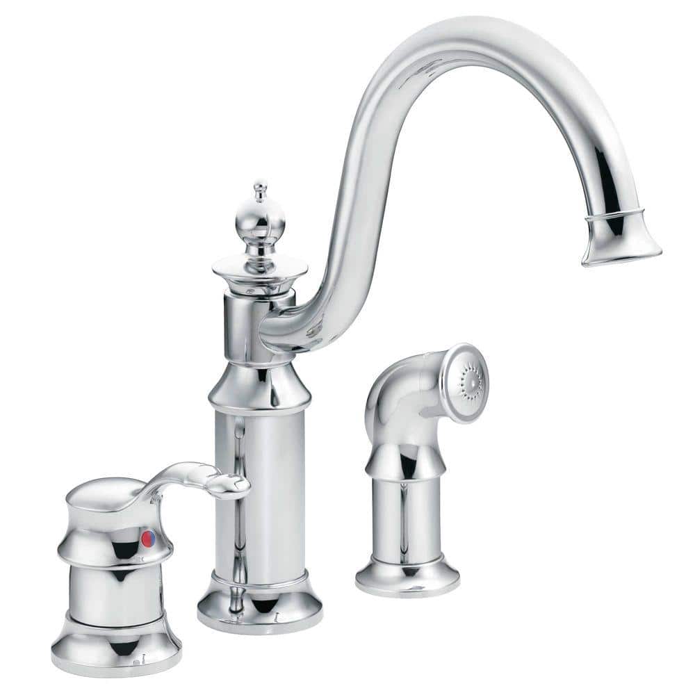 MOEN Waterhill High Arc Single Handle Standard Kitchen Faucet With
