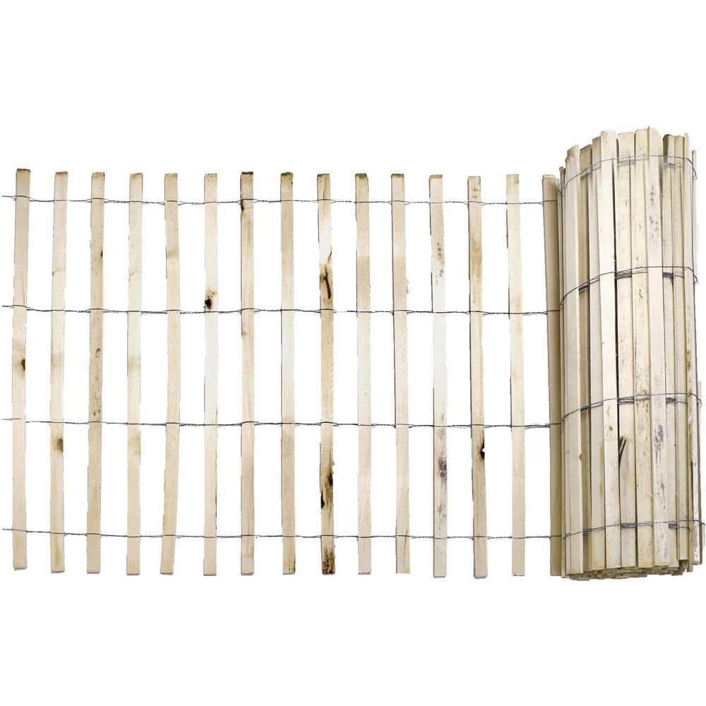 Everbilt 1 4 in x 4 ft x 50 ft Natural Wood Snow Fence 14910 9 48 