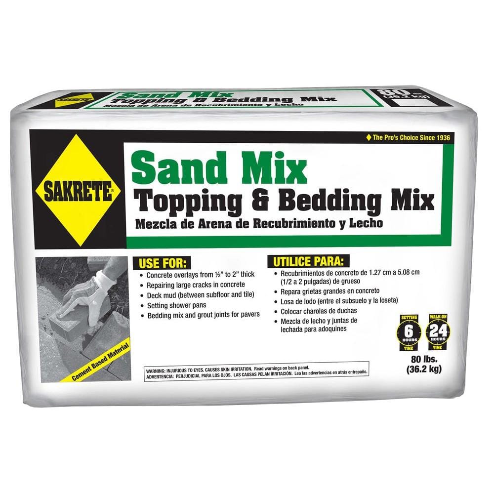 SAKRETE 80 lb. Sand Mix-65200400 - The Home Depot