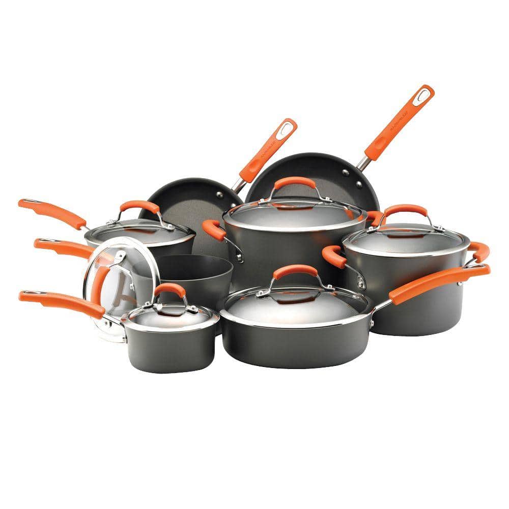 rachael-ray-14-piece-gray-orange-cookware-set-with-lids-87000-the