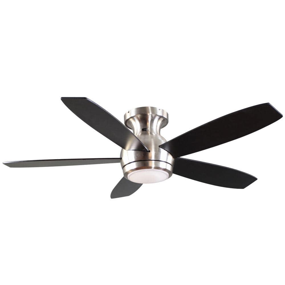 GE Treviso 52 in. Brushed Nickel Indoor LED Ceiling Fan | Shop Your ...