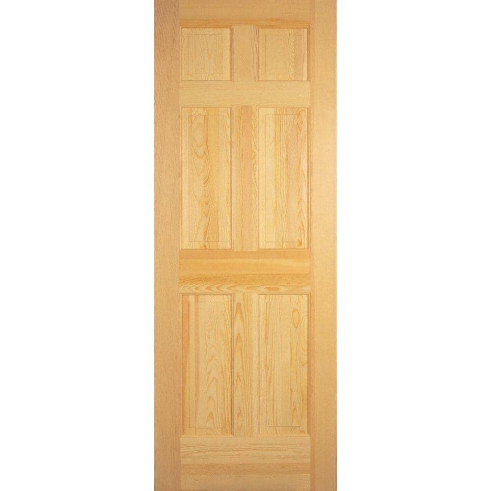Builders Choice 28 In X 80 In 6 Panel Solid Core Unfinished within Brilliant and Interesting 28×80 interior mobile home door for your Reference