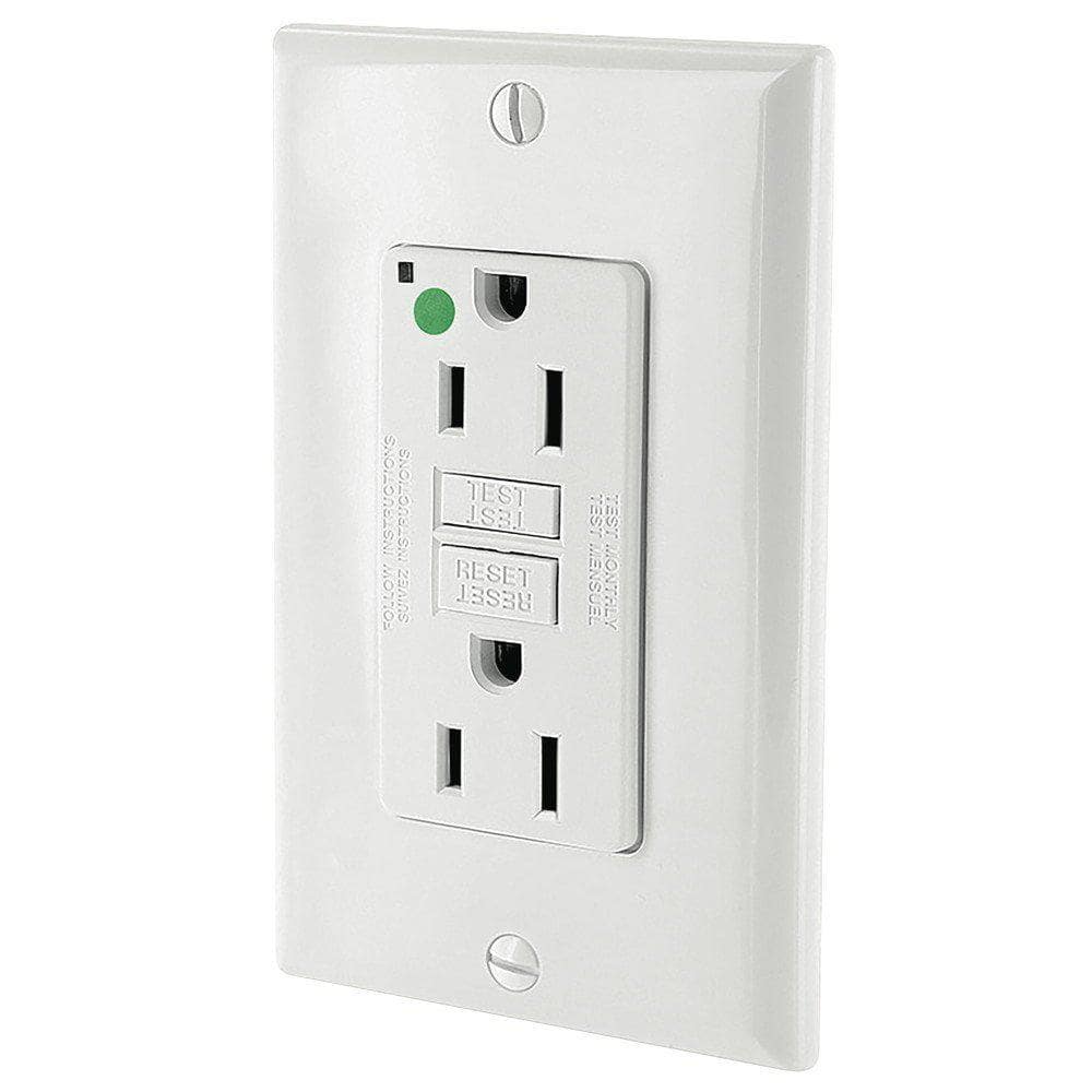 Leviton 15 Amp SmartlockPro GFCI Receptacle, Brown-GFNT1 - The Home Depot