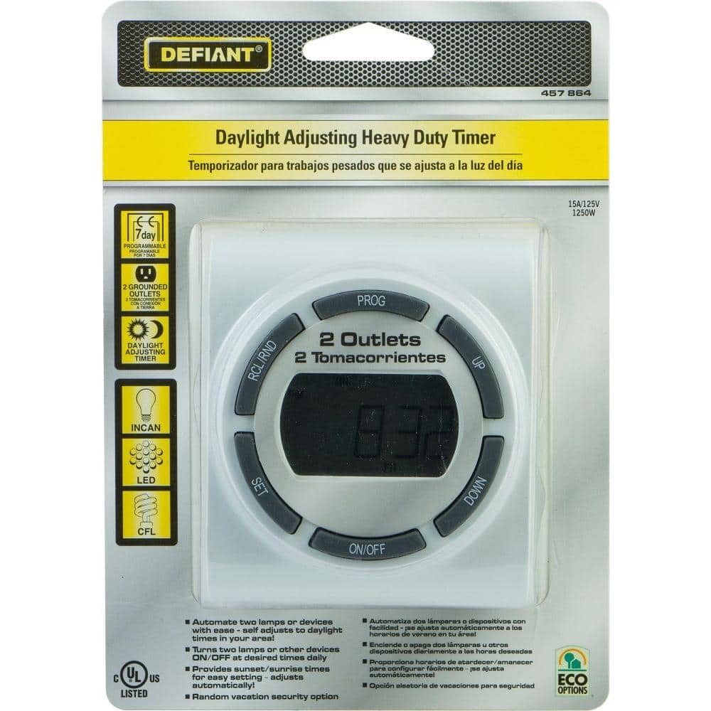 Digital heavy duty timer with astro model 457864