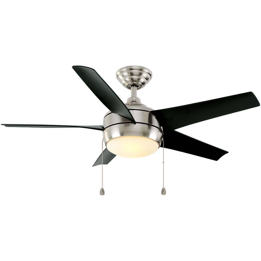 ... 44 in. Indoor Brushed Nickel Ceiling Fan-51565 - The Home Depot