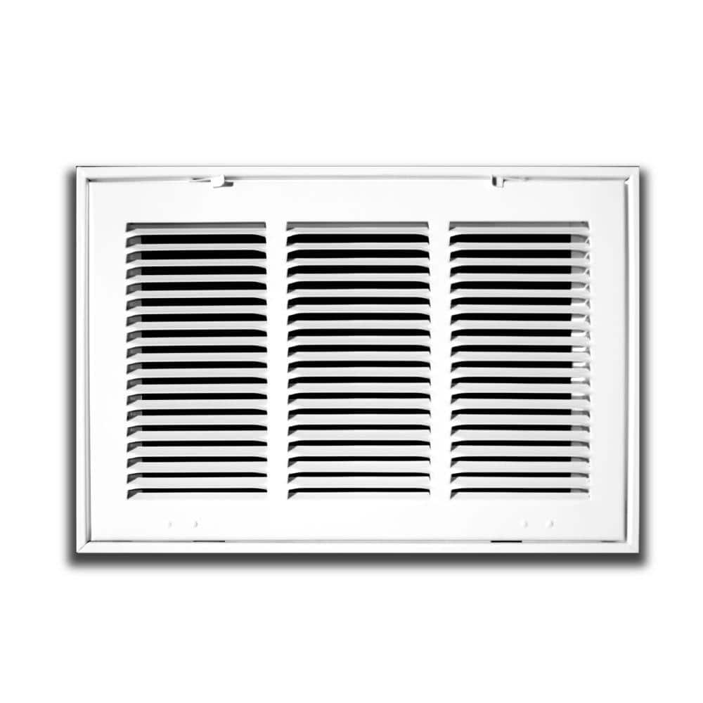 TruAire 24 in. x 12 in. White Return Air Filter GrilleH190 24X12 The Home Depot