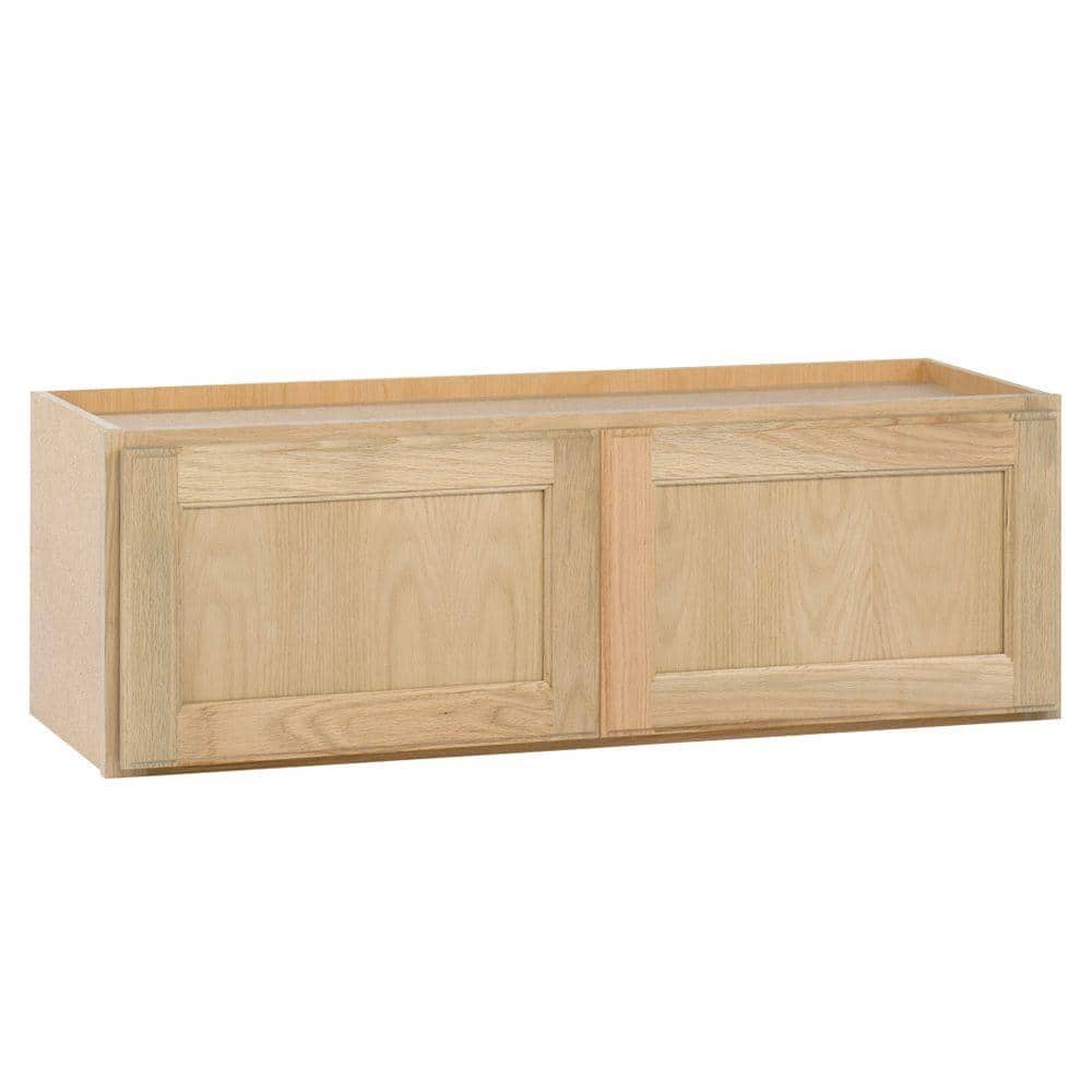 Assembled 30x12x12 In Wall Bridge Kitchen Cabinet In Unfinished