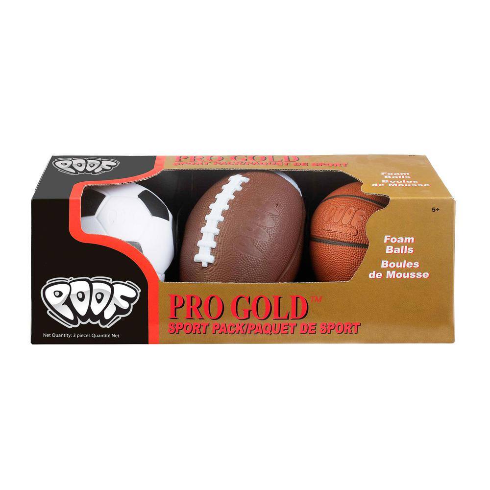 POOF Pro Gold Mini Sport Pack-453BL - The Home Depot