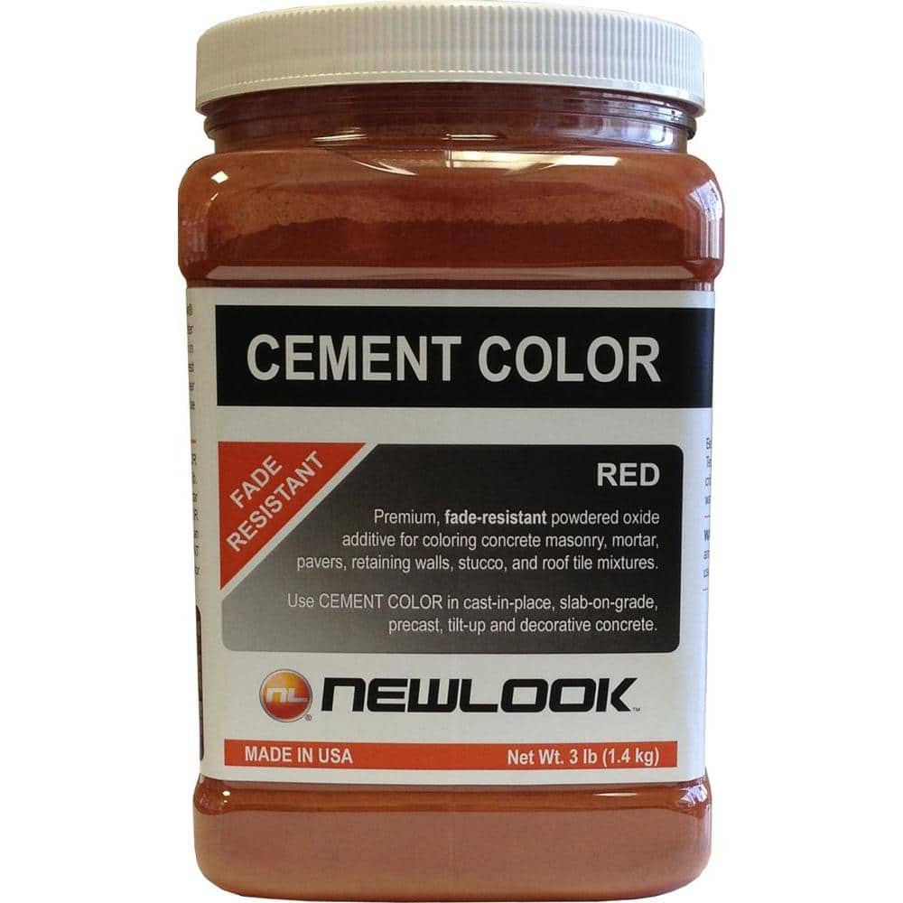 NewLook 3 lb. Red Fade Resistant Cement Color-CC3LB105 - The Home Depot