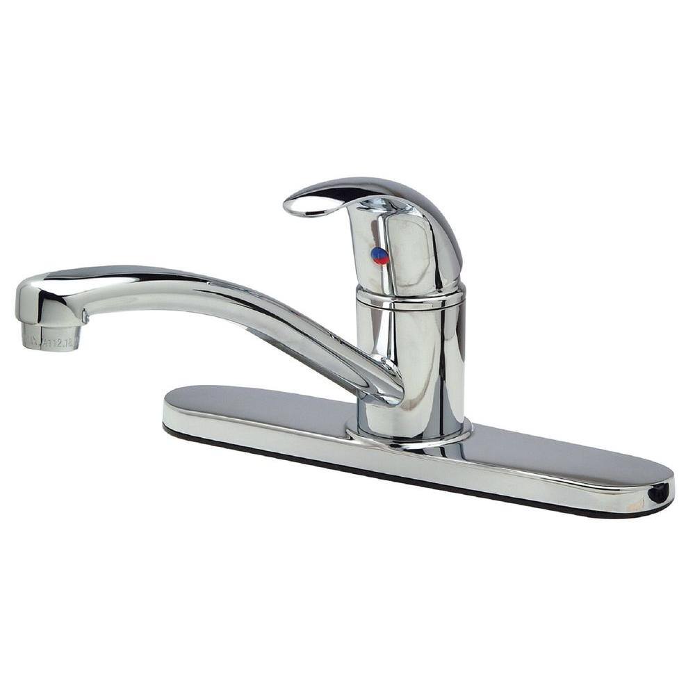 Zurn Single Handle Standard Kitchen Faucet In Polished Chrome within Check out All these zurn kitchen sink faucet for your home