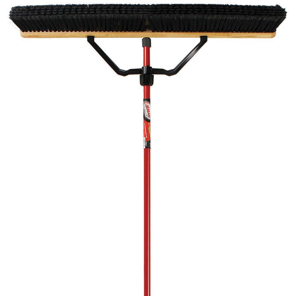 Libman 36 In Smooth Surface Heavy Duty Push Broom 850 The Home Depot