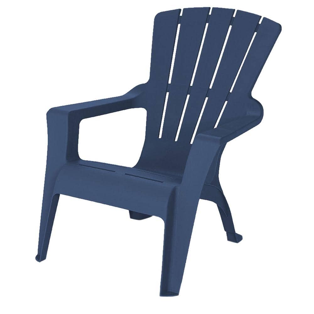 Midnight Patio Adirondack Chair-231723 - The Home Depot