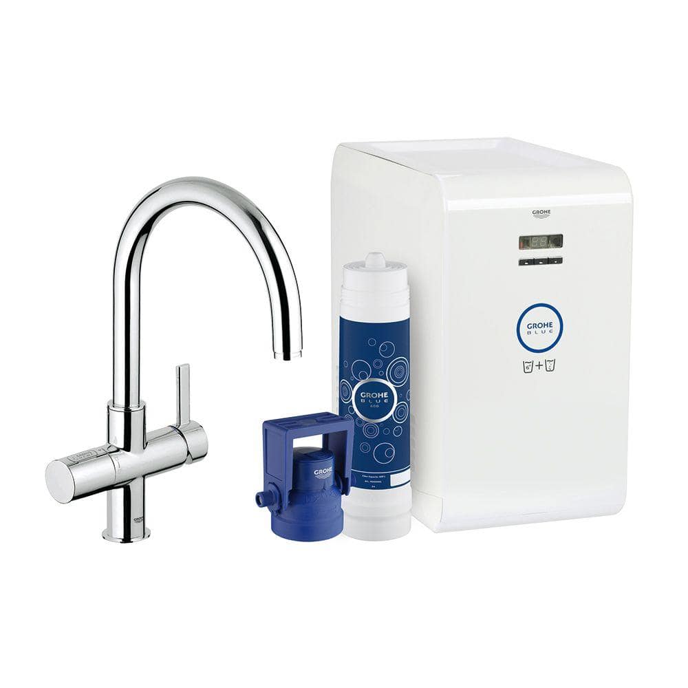 What types of faucet lines are available from Grohe?