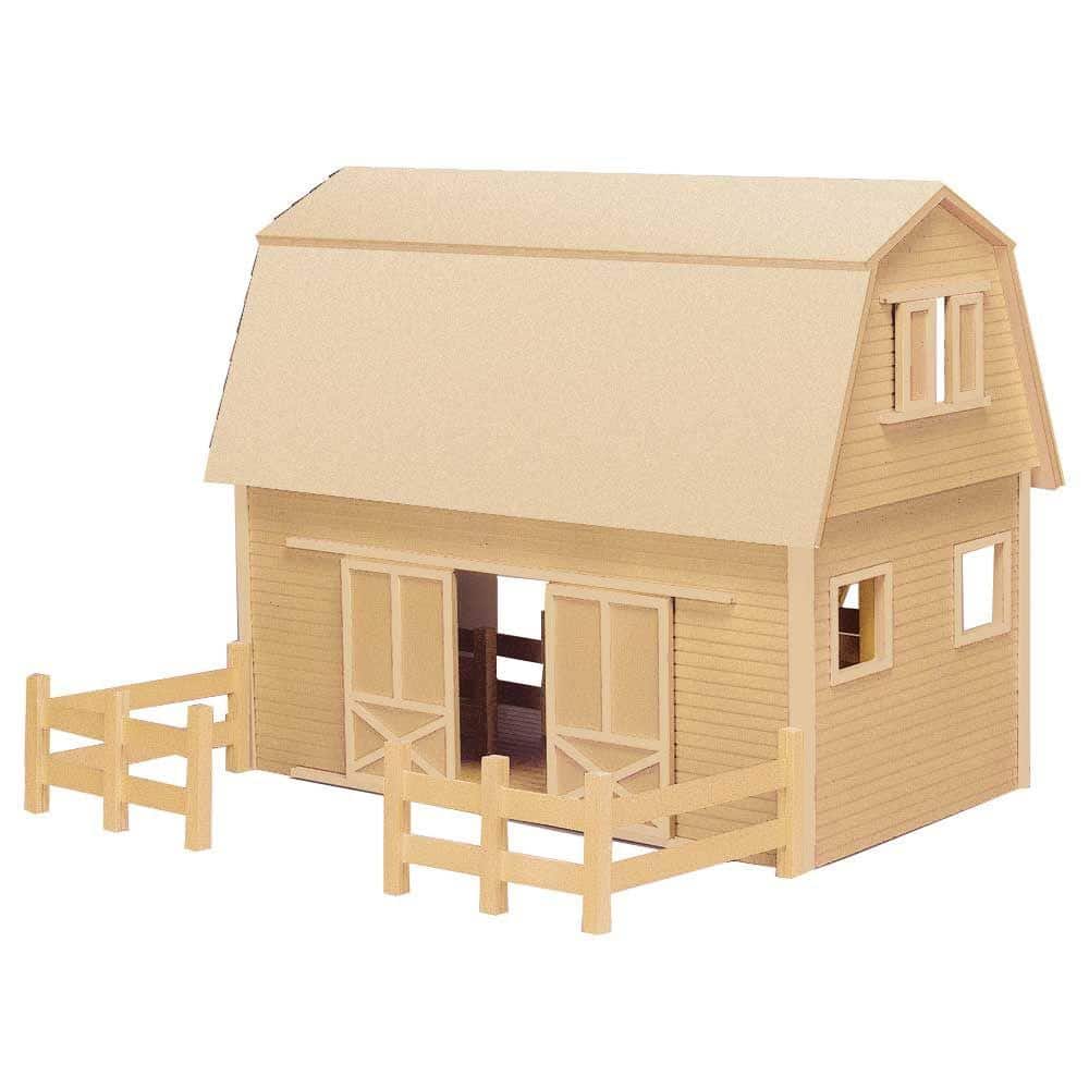 Ruff-n-Rustic Barn Dollhouse Kit