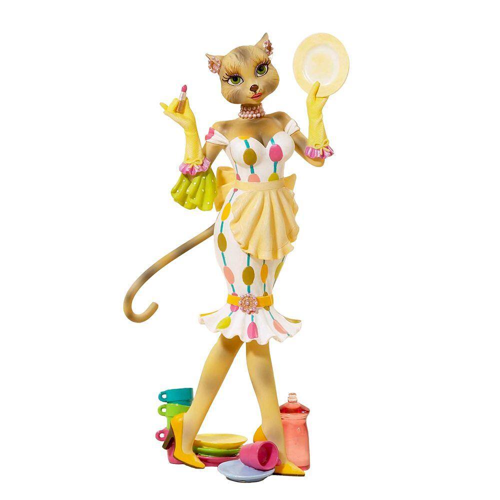 UPC 086131003523 product image for Kurt S. Adler Holiday Ornaments & Decor 8 in. Alley Cats Resin Kitty Diva Fashio | upcitemdb.com