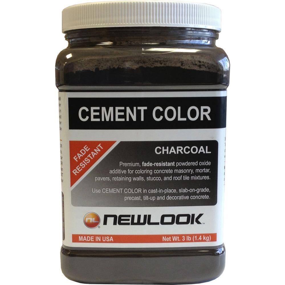NewLook 3 lb. Charcoal Fade Resistant Cement Color-CC3LB101 - The Home