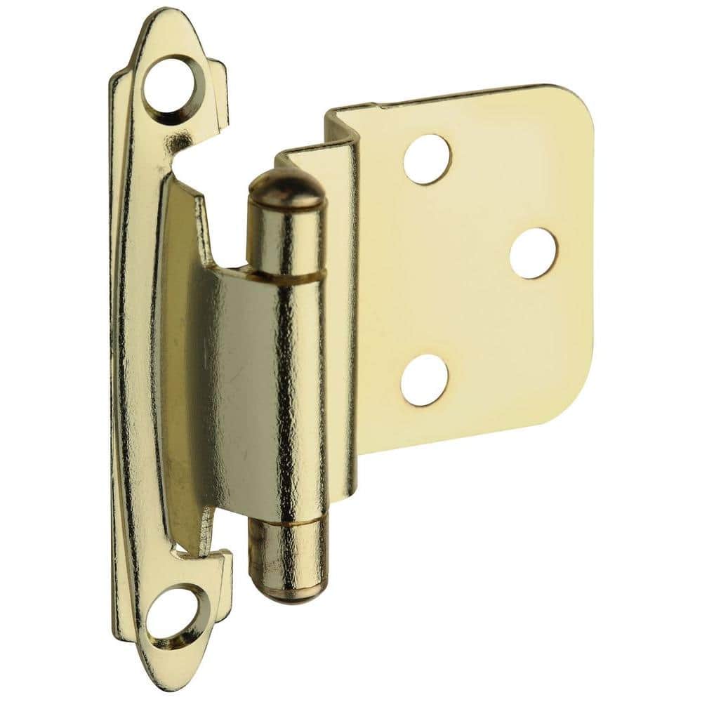 Cabinet Hinges: Stanley-National Hardware Drawer Hardware Standard Spring Brass Cabinet Hinge BB8195 SPR CAB HNG OFS B