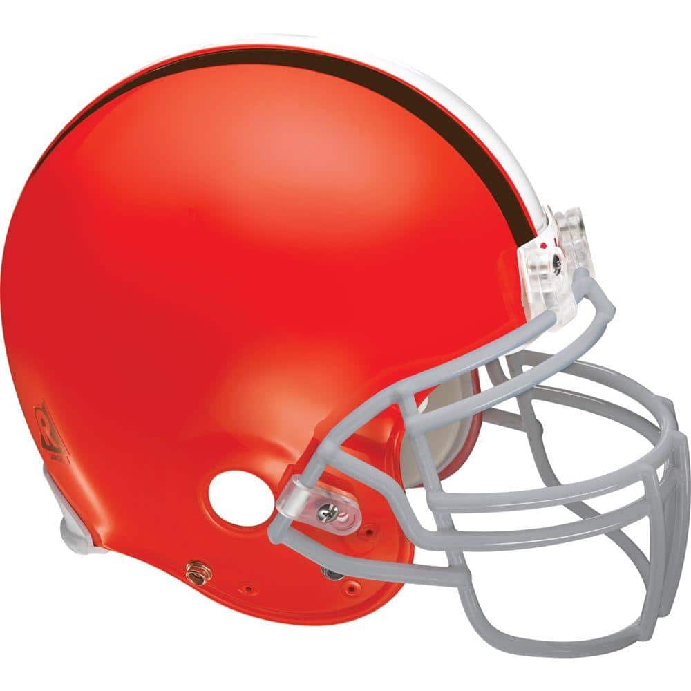 UPC 843767000070 product image for Fathead 57 in. x 51 in. Cleveland Browns Helmet Wall Decal, Red/Brown | upcitemdb.com