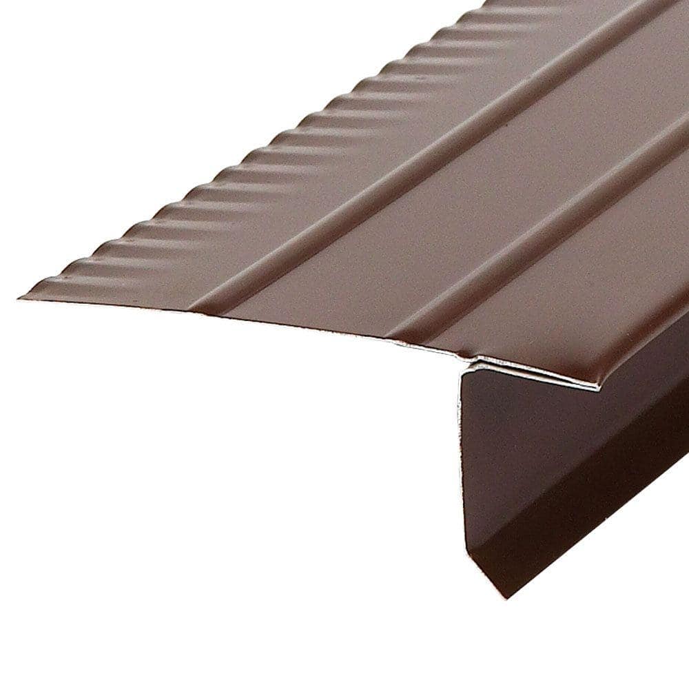 Amerimax Home Products F4 1/2 Brown Aluminum Drip Edge Flashing5505419120 The Home Depot