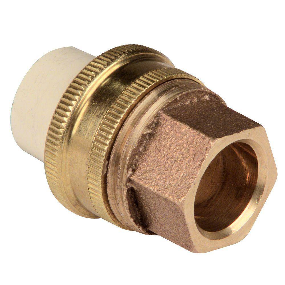 NIBCO 1/2 in. Lead-Free Copper and CPVC CTS Silicon Alloy Slip x 1 2 Od Copper Tubing Home Depot