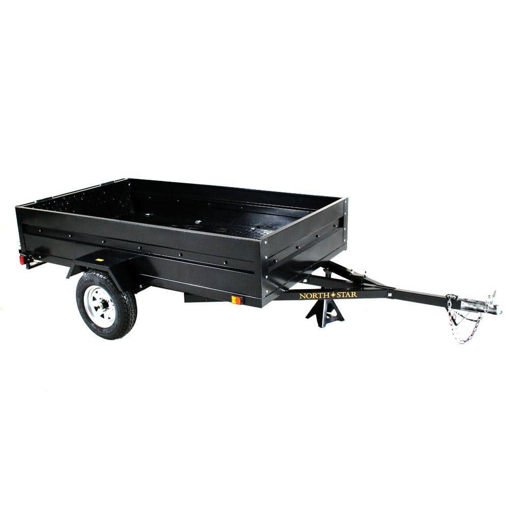 What sizes of utility trailers are available at The Home Depot?