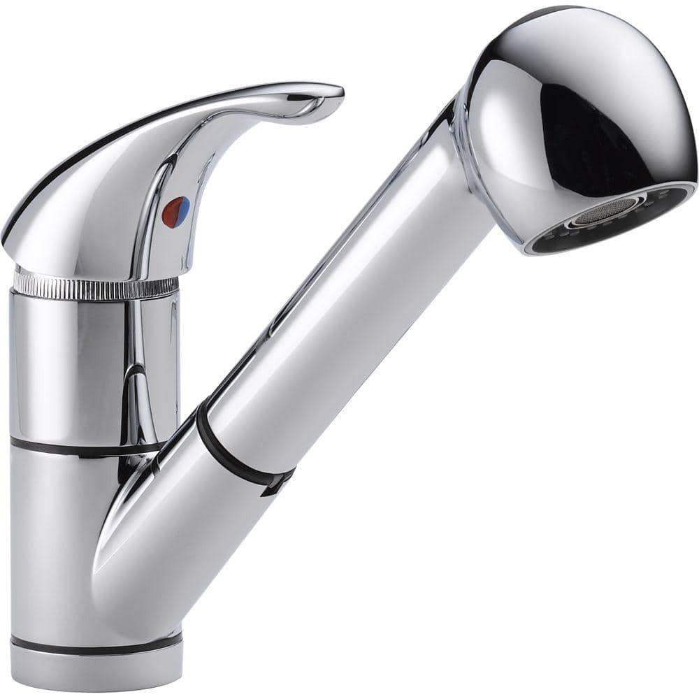 Peerless Choice SingleHandle PullOut Sprayer Kitchen Faucet in ChromeP18550LF The Home Depot