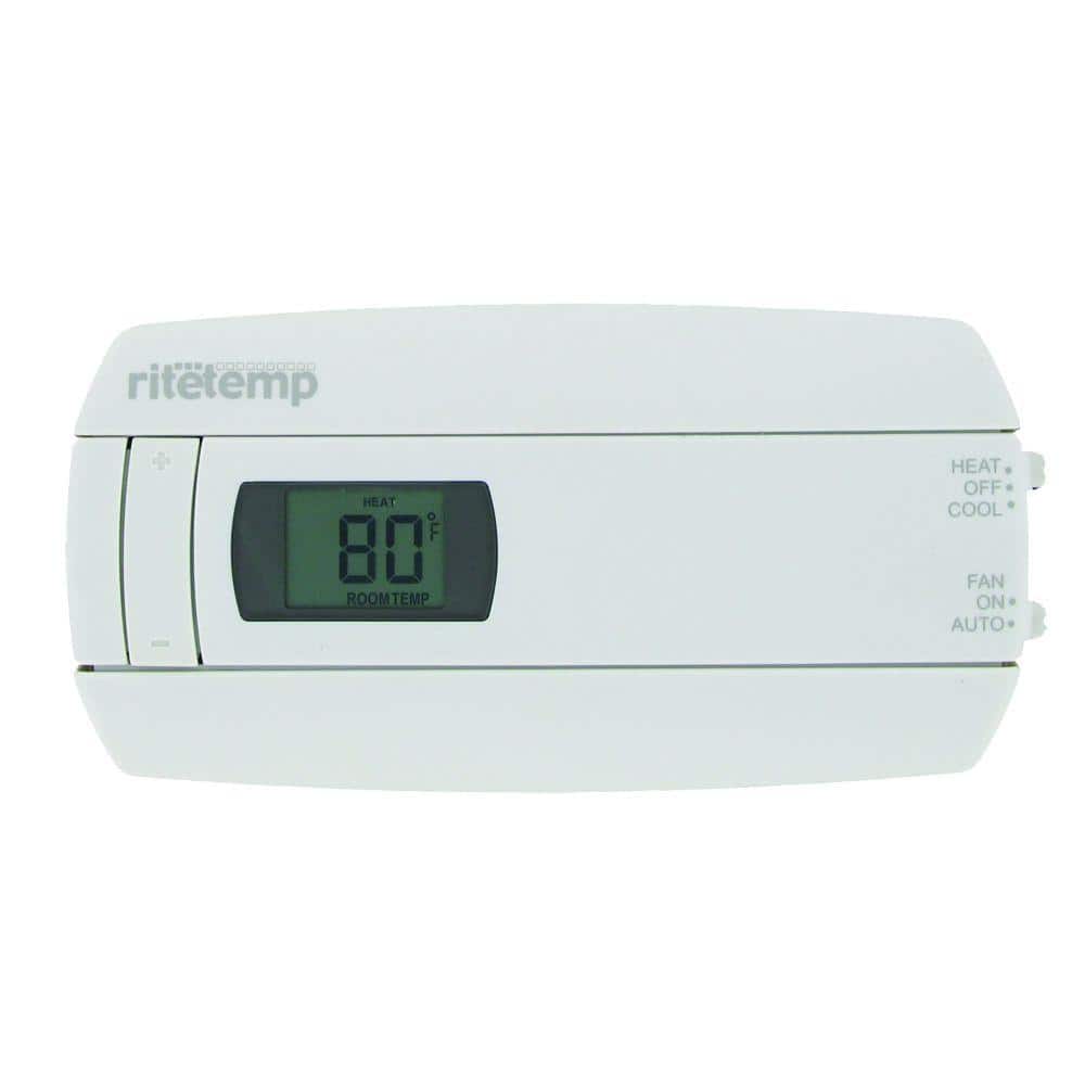 Rite Temp Digital Non-programmable Thermostat-6020 - The Home Depot