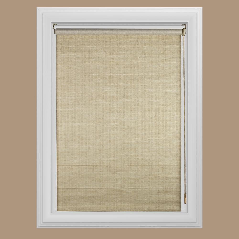 Bali Cut-to-size Panama Natural Light Filtering Roller Shade - 55 In. W X 72 In. L