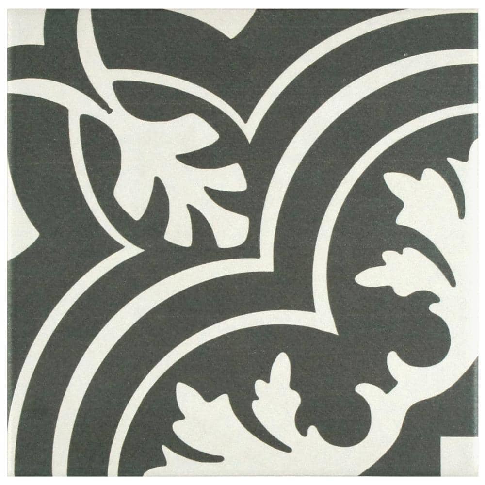 Merola Tile Twenties Classic 7-3/4 in. x 7-3/4 in. Ceramic Floor and Wall Tile (11 sq. ft. / case)