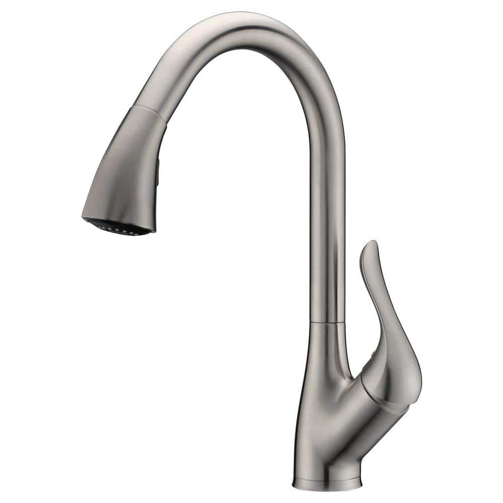 Flow Motion Activated Single Handle Pull Down Sprayer Kitchen inside The Most Awesome  best kitchen faucets brushed nickel for Home