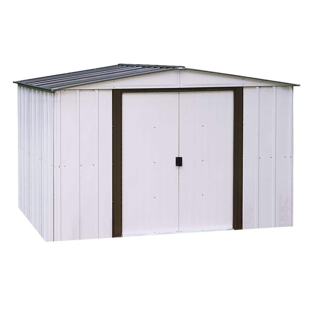 Arrow Newport 10 ft. x 8 ft. Steel Shed-NP10867 - The Home Depot