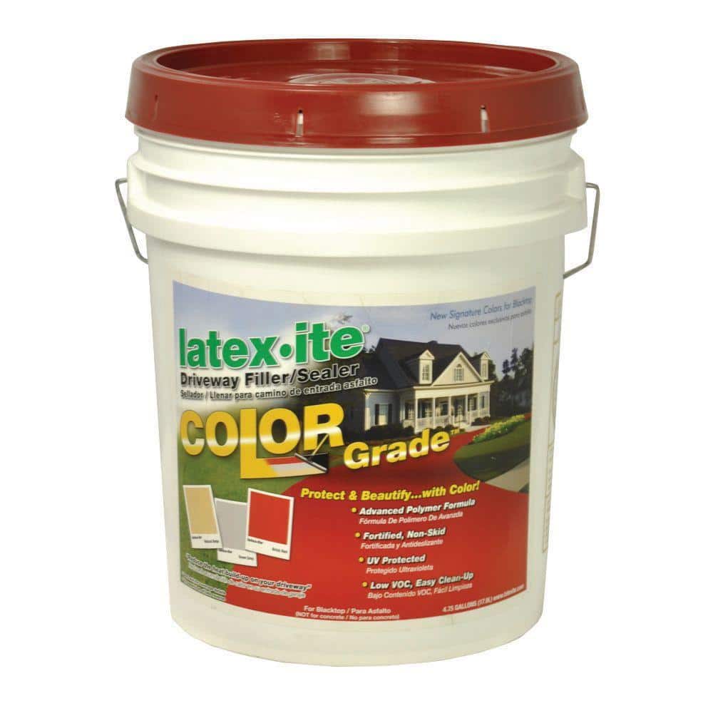 Latex-ite 4.75 Gal. Color Grade Blacktop Driveway Filler/Sealer in