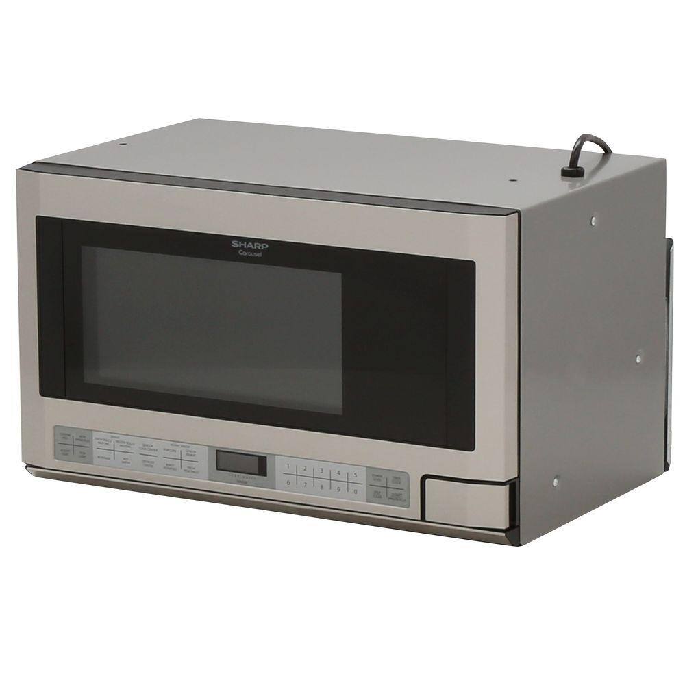 Sharp Microwave Ovens 1.5 cu. ft. Over the Counter Microwave in Stainless Steel Over The Counter Microwave