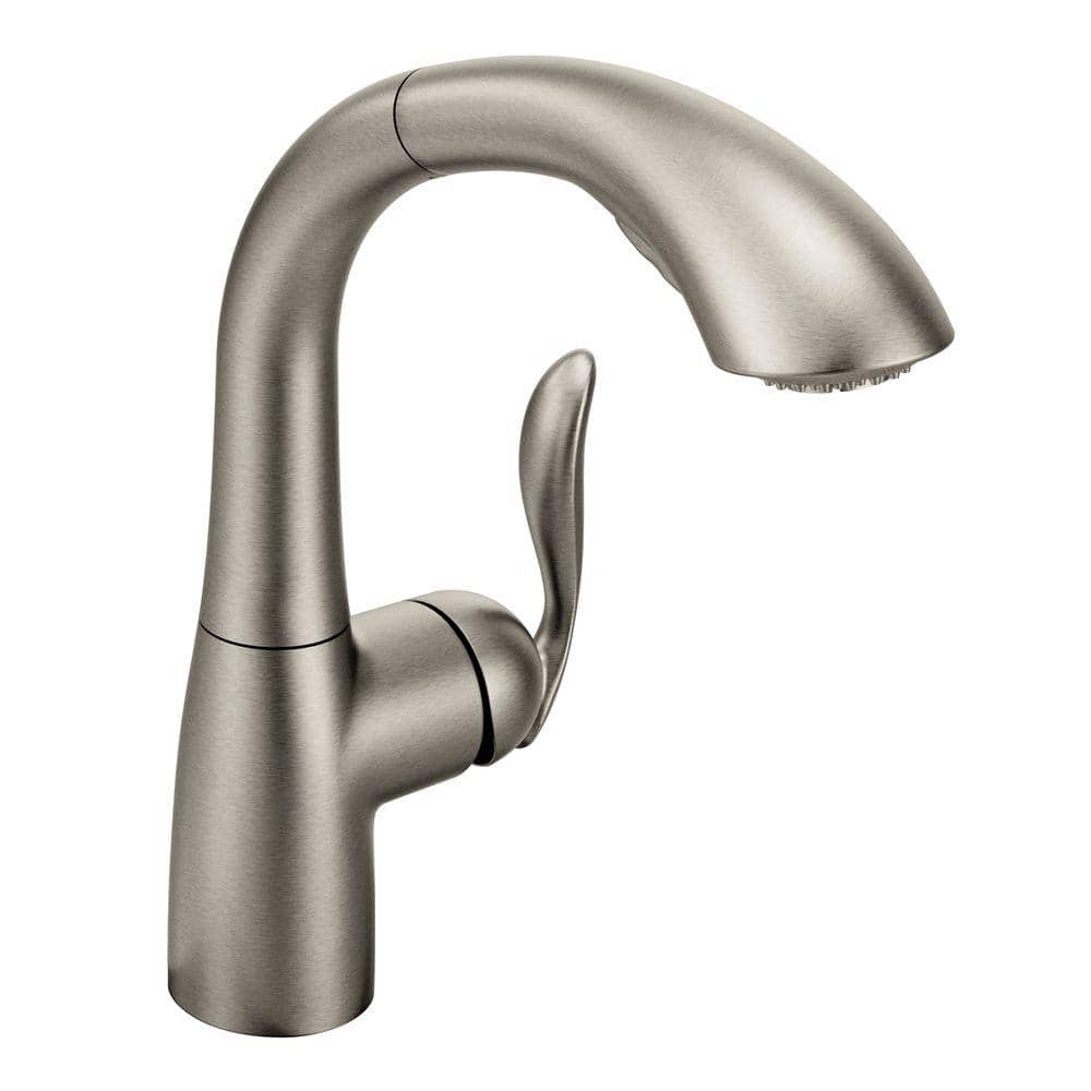 MOEN Arbor Single Handle Pull Out Sprayer Kitchen Faucet In Chrome