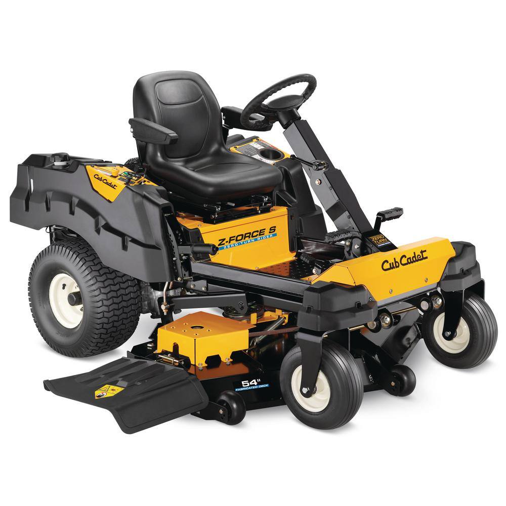 Cub Cadet Z-Force S 54 Zero-Turn Riding Lawn Mower with 25HP Fabricated Deck Kohler Pro V-Twin Dual-Hydro Engine, Steering Wheel Control (17ASDGHC056)