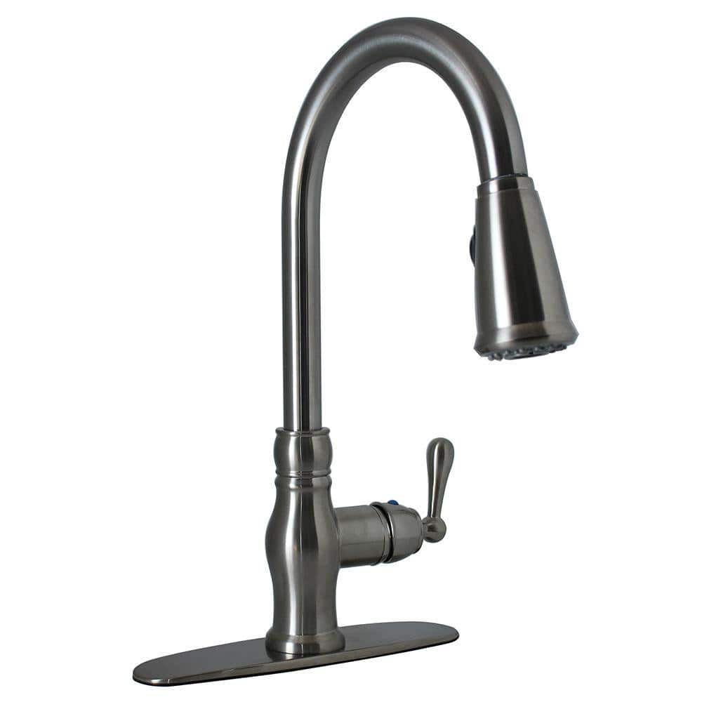 Touchless Pull Down Faucets Kitchen Faucets The Home Depot in Fantastic best electronic kitchen faucets – Best Image Resource