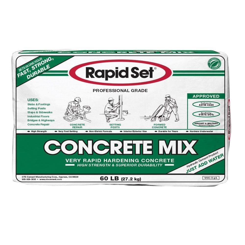 Rapid Set 60 lb. Concrete Mix-03010060 - The Home Depot