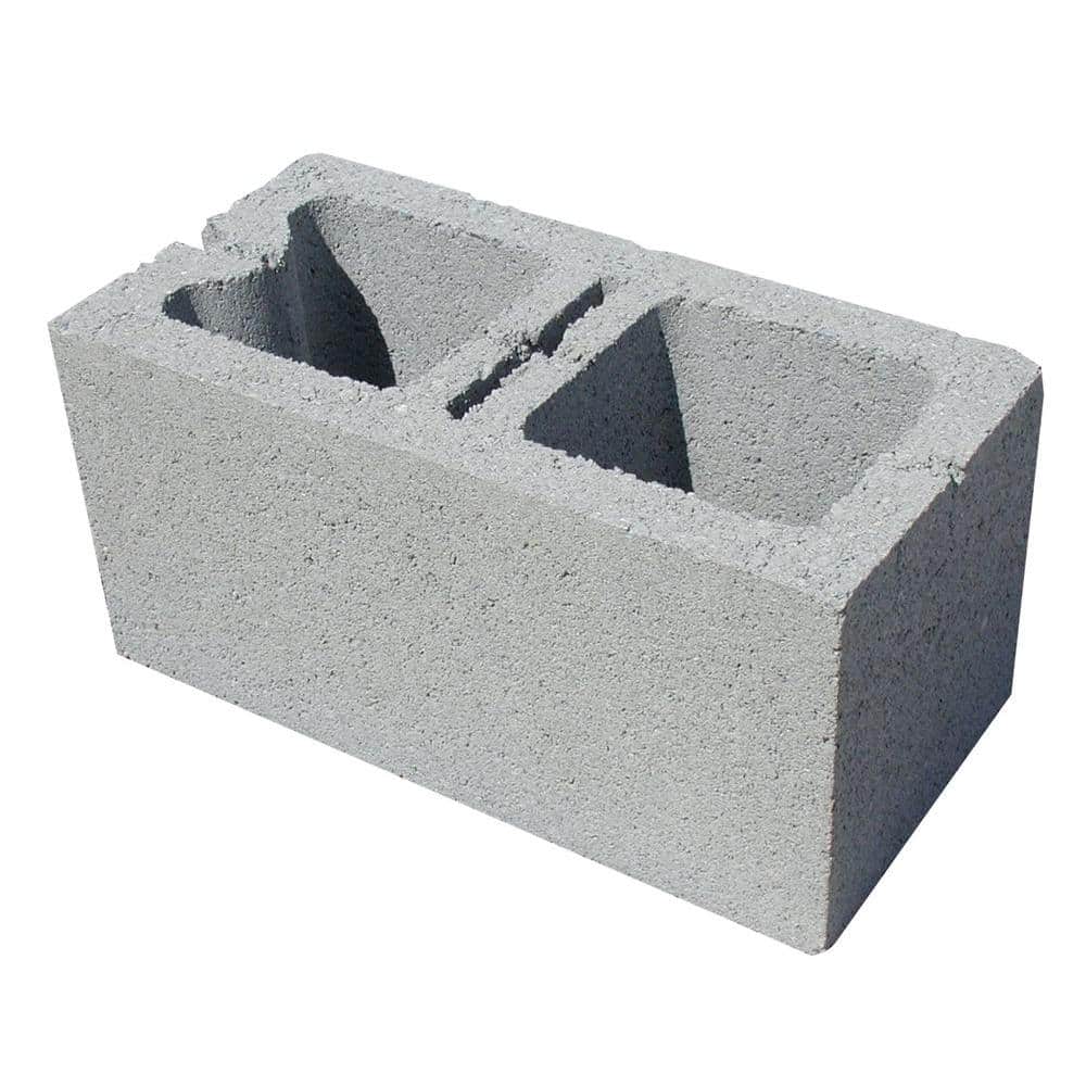 Oldcastle 16 in. x 8 in. x 8 in. Concrete Block-30161345 - The Home Depot