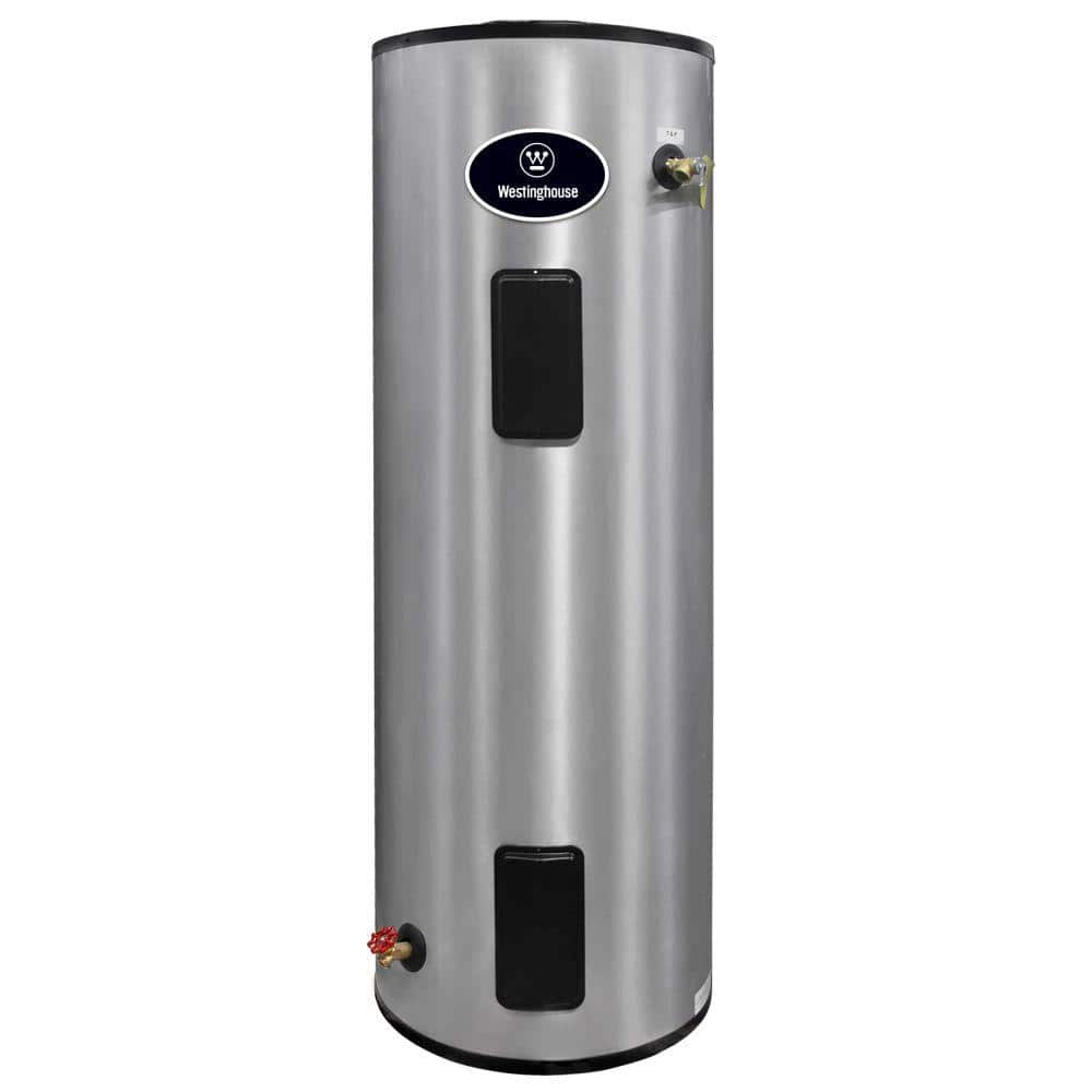 Westinghouse 80 Gal. Lifetime 4500-Watt Electric Water Heater with Durable 316l Stainless Steel ...