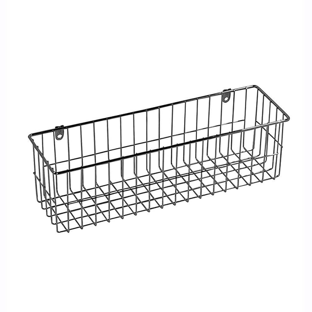 LTL Home Products More Inside Medium 4 Sided Wall Mount Wire BasketWSW219322C The Home Depot