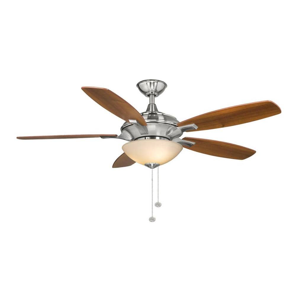 ... Springview 52 in. Brushed Nickel Ceiling Fan-14922 - The Home Depot