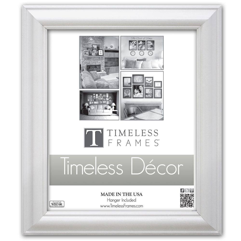 Timeless Frames Brenna 1Opening 10 in. x 13 in. White 
