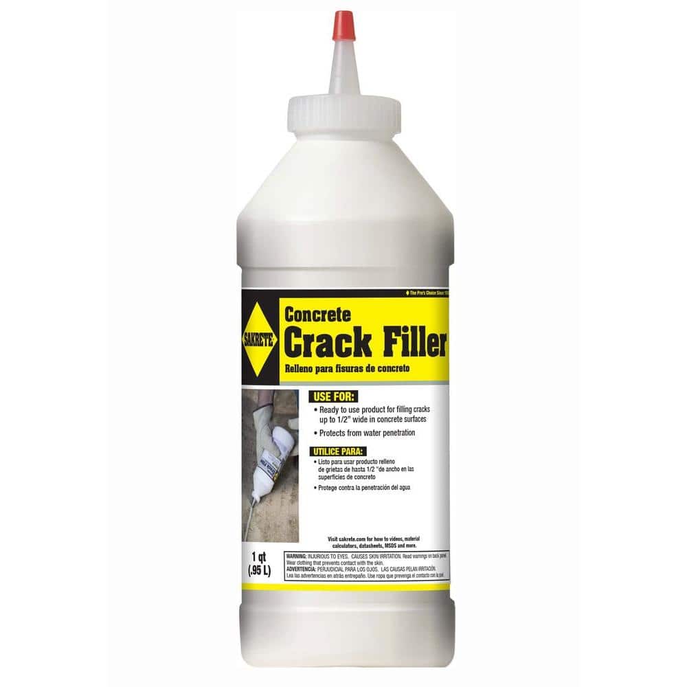 SAKRETE 1 Qt Concrete Crack Filler 60205006 The Home Depot