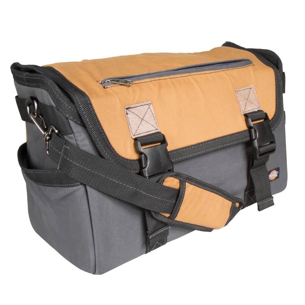 Dickies 16 in. Soft Sided Job Foreman's Tool Case Messenger Bag ...