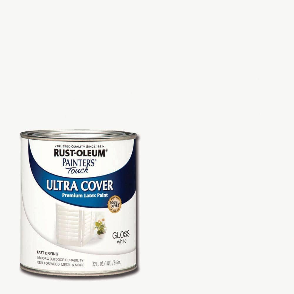 RustOleum Painter's Touch 32 oz. Ultra Cover Gloss White General Purpose Paint (Case of 2