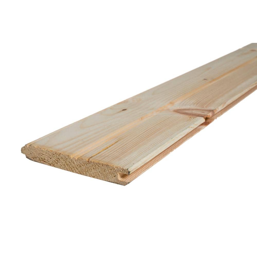 1 in. x 6 in. x 8 ft. Premium Tongue and Groove Pattern ...