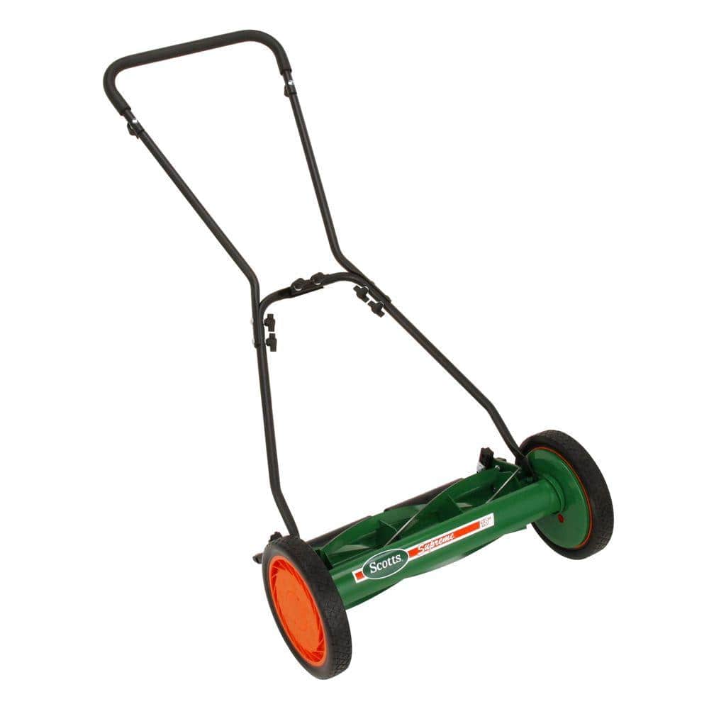 Scotts 18 in. Deluxe Reel Mower Nonelectric-815-18S - The Home Depot